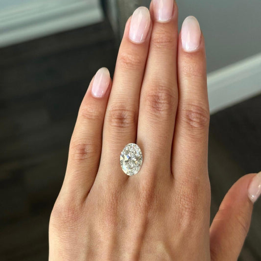 6.06ct Oval Lab-Grown Diamond