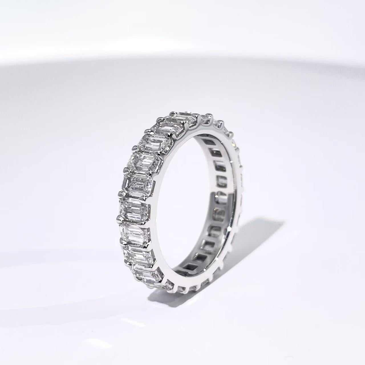 4CTW Emerald Eternity Band