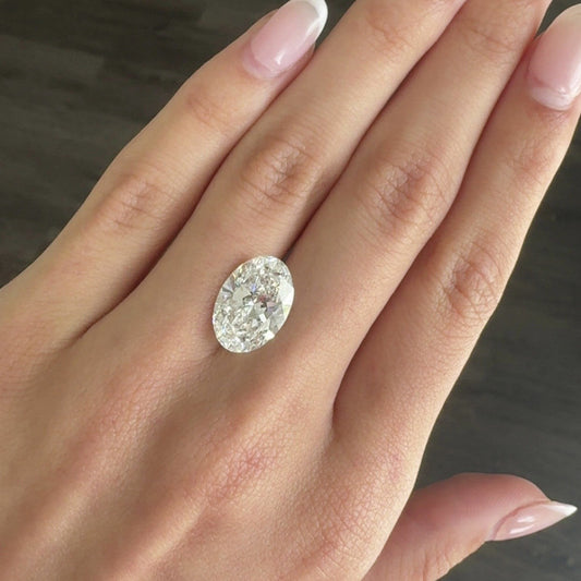 6.08ct Oval Lab-Grown Diamond